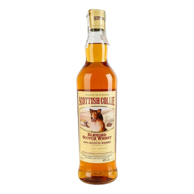 Віскі Scottish Collie Blended Scotch Whisky 40% 0.7 л